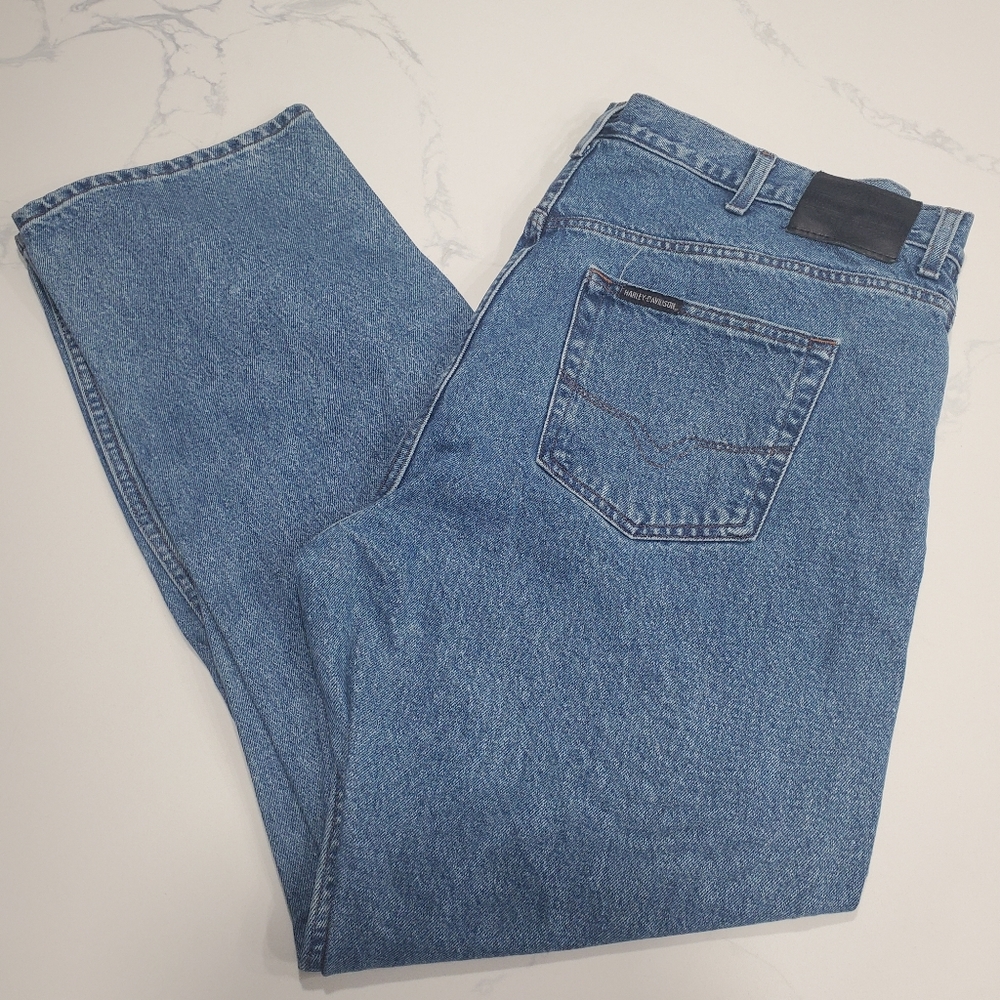 Harley Davidson denim mens jeans size 42x32